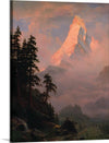 "Sunrise on the Matterhorn(c.1875)", Albert Bierstadt