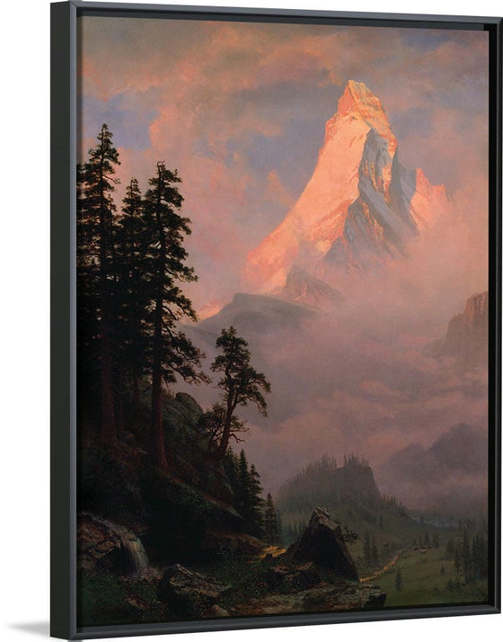 "Sunrise on the Matterhorn(c.1875)", Albert Bierstadt