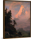 "Sunrise on the Matterhorn(c.1875)", Albert Bierstadt