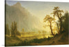 "Sunrise, Yosemite Valley(ca. 1870)", Albert Bierstadt