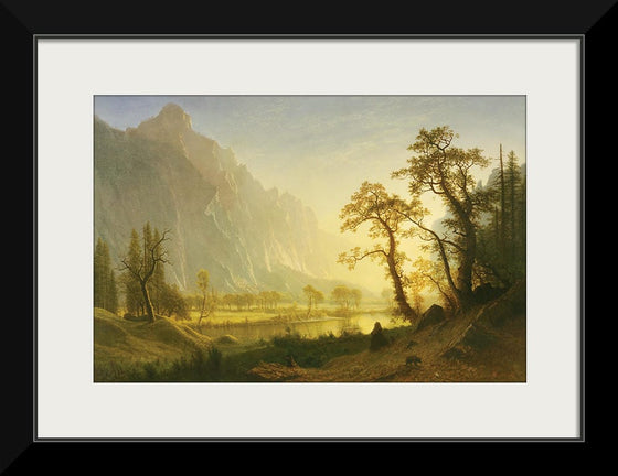 "Sunrise, Yosemite Valley(ca. 1870)", Albert Bierstadt