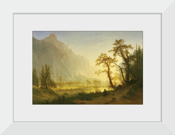 "Sunrise, Yosemite Valley(ca. 1870)", Albert Bierstadt