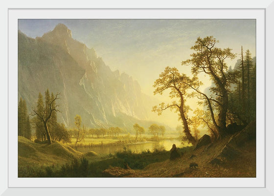 "Sunrise, Yosemite Valley(ca. 1870)", Albert Bierstadt