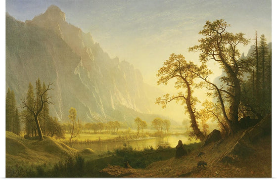 "Sunrise, Yosemite Valley(ca. 1870)", Albert Bierstadt