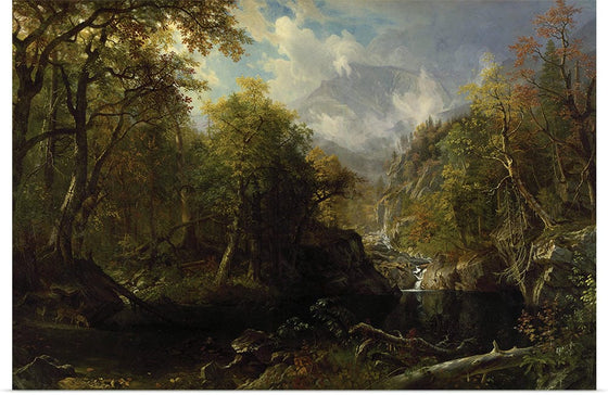 "The Emerald Pool(1870-1870)" , Albert Bierstadt