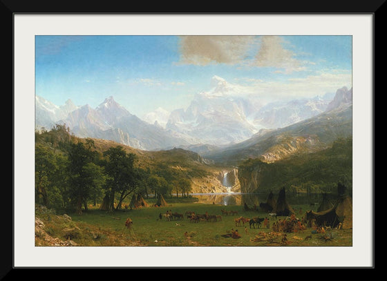 "The Rocky Mountains, Lander's Peak(1863)", Albert Bierstadt