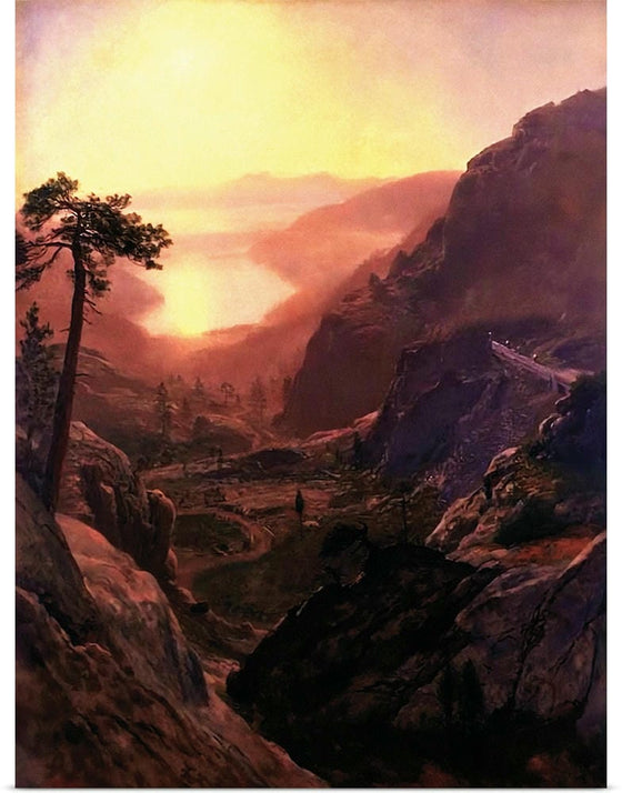 "View of Donner Lake, California(1871-1872)", Albert Bierstadt