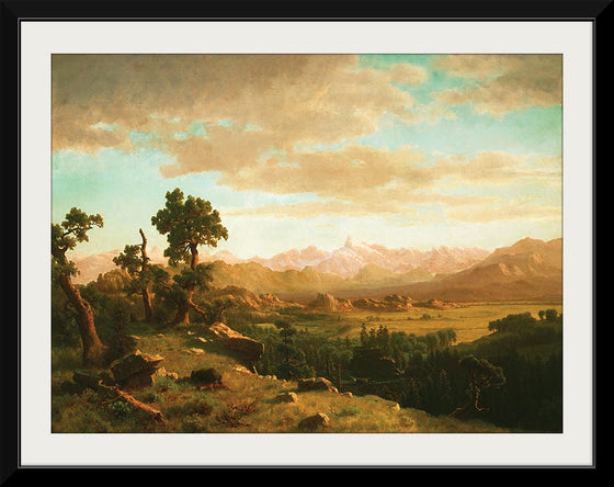 "Wind River Country(1860)" , Albert Bierstadt