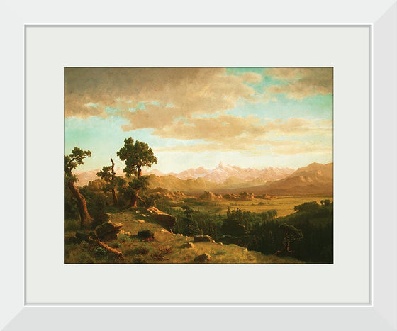 "Wind River Country(1860)" , Albert Bierstadt