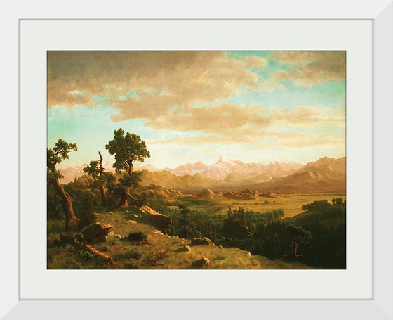 "Wind River Country(1860)" , Albert Bierstadt