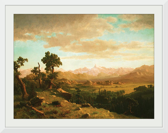 "Wind River Country(1860)" , Albert Bierstadt