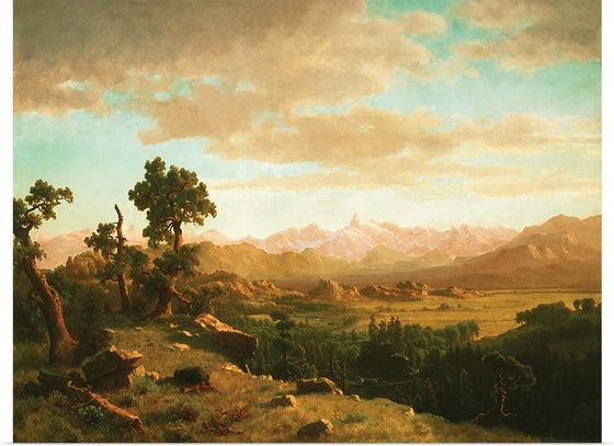 "Wind River Country(1860)" , Albert Bierstadt