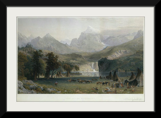 "The Rocky Mountains, Landers Peak" , Albert Bierstadt