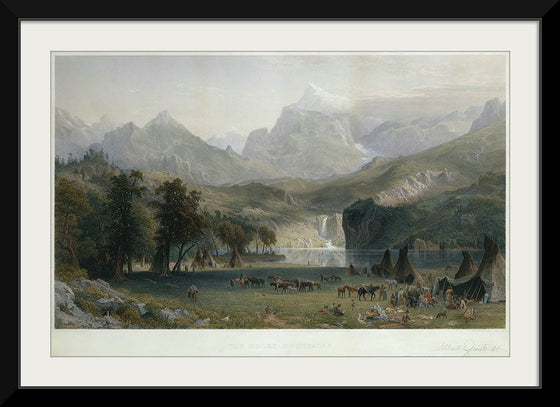 "The Rocky Mountains, Landers Peak" , Albert Bierstadt