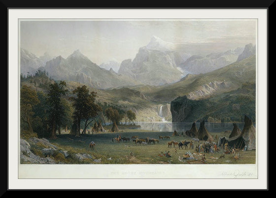 "The Rocky Mountains, Landers Peak" , Albert Bierstadt