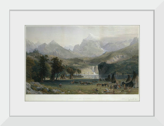 "The Rocky Mountains, Landers Peak" , Albert Bierstadt