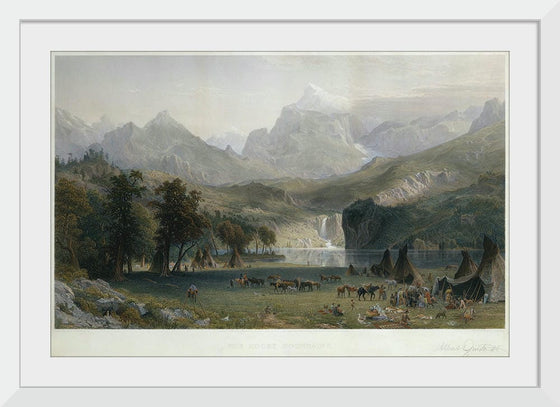 "The Rocky Mountains, Landers Peak" , Albert Bierstadt