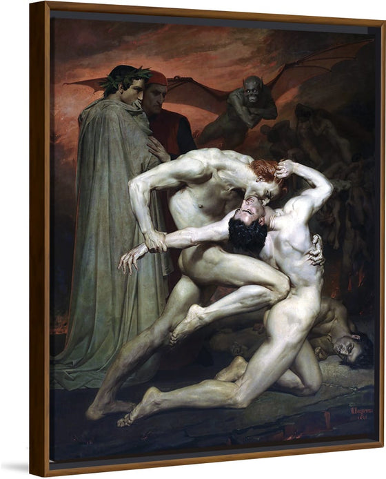 "Dante and Virgil in Hell(1850)", William Bouguereau