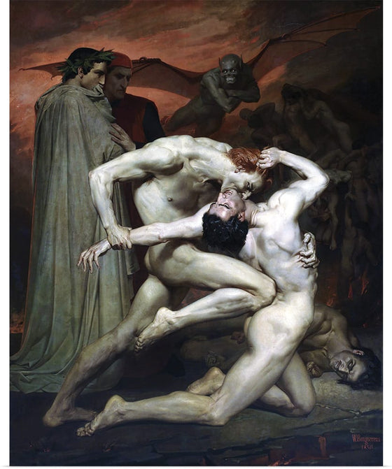 "Dante and Virgil in Hell(1850)", William Bouguereau