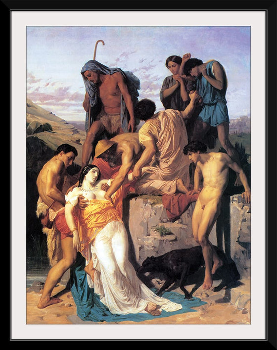 "Zenobia found by Shepherds on the banks of the Araxes(1850)", William Bouguereau
