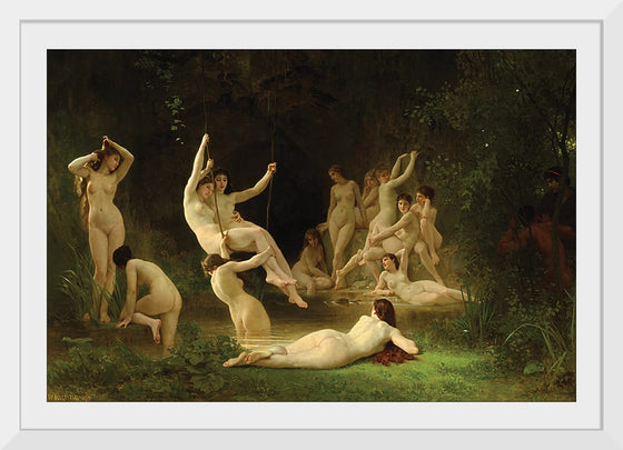 "The-Nymphaeum (1878)", William bouguereau
