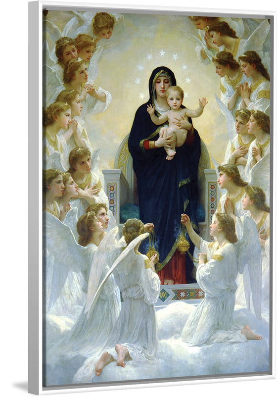 "The Queen of the angels or The Virgin with angels(1900)", William Bouguereau