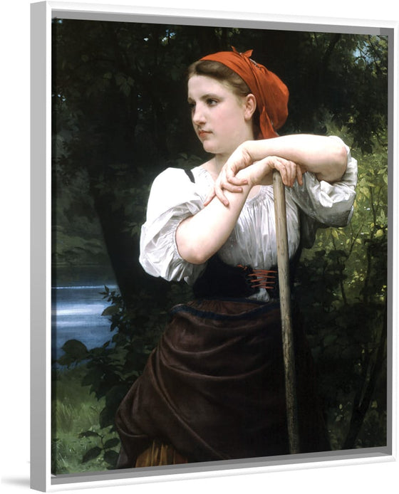 "Peasant Woman(1869)", William Bouguereau
