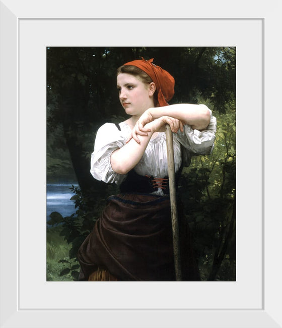 "Peasant Woman(1869)", William Bouguereau