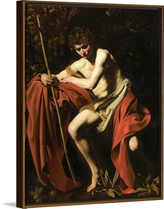 "Saint John the Baptist in the Wilderness(1604-1605)", Caravaggio