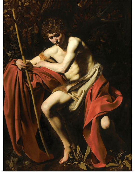 "Saint John the Baptist in the Wilderness(1604-1605)", Caravaggio