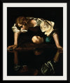 "Narcissuss(1600)", Caavaggio