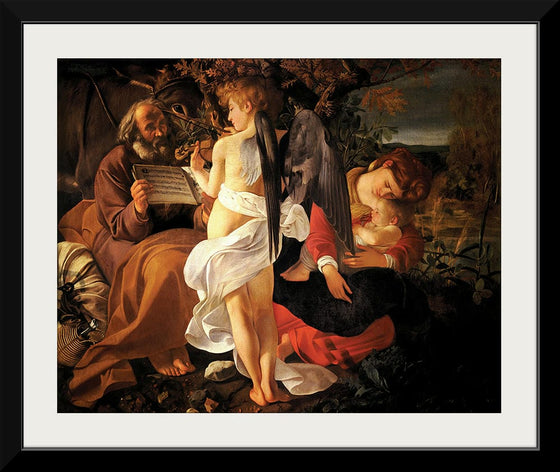 "Rest on the Flight into Egypt(1597)", Caravaggio