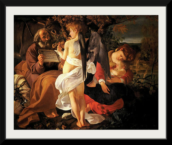 "Rest on the Flight into Egypt(1597)", Caravaggio