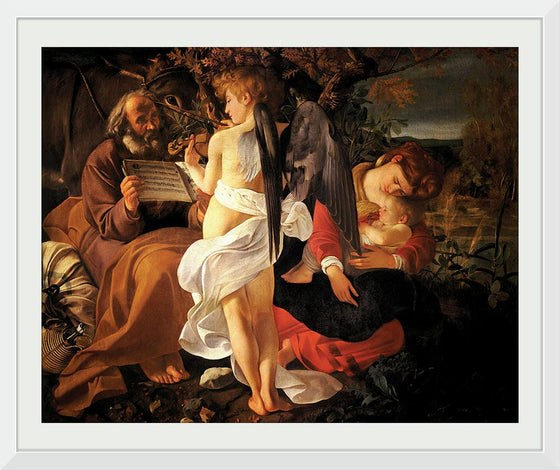 "Rest on the Flight into Egypt(1597)", Caravaggio