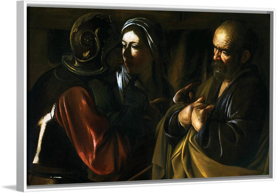 "The Denial of Saint Peter(1610)", Caravaggio