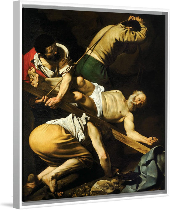 "Crucifixion of Saint Peter(1600)", Caravaggio