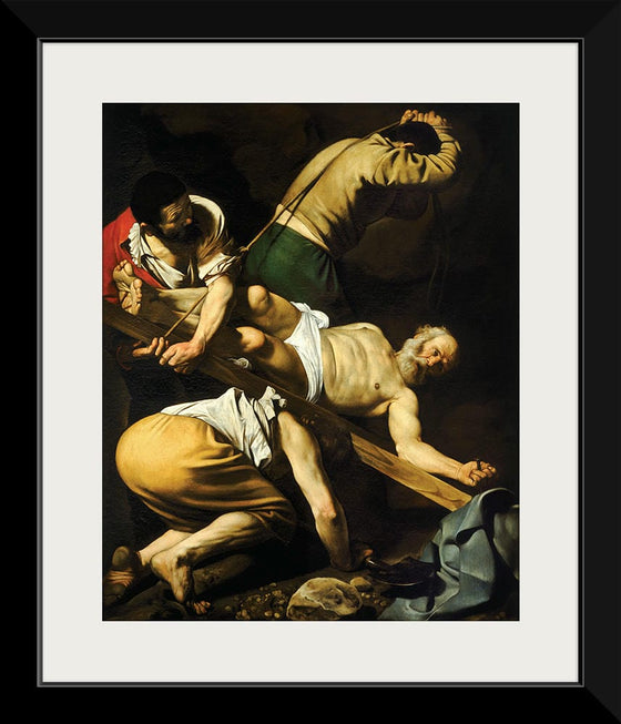 "Crucifixion of Saint Peter(1600)", Caravaggio