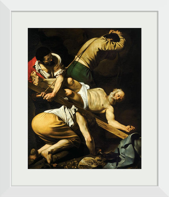 "Crucifixion of Saint Peter(1600)", Caravaggio