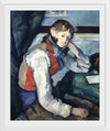 "Garçon au gilet rouge(1888-1890)", Paul Cezanne