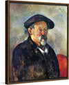 "Selbstporträt mit Barett(1898-1900)", Paul Cezanne