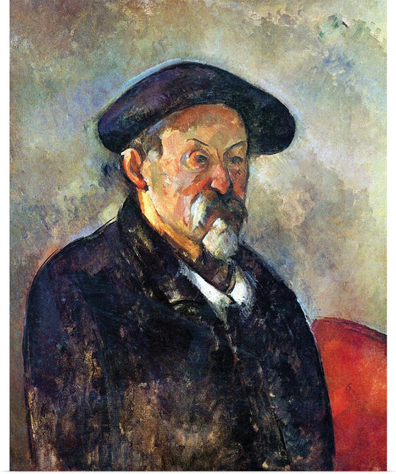 "Selbstporträt mit Barett(1898-1900)", Paul Cezanne