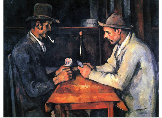 "The Card Players(1894-1895)", Paul Cezanne