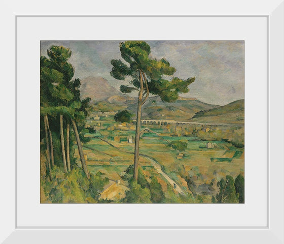 "Mont Sainte-Victoire and the Viaduct of the Arc River Valley(1882-1885)", Paul Cezanne