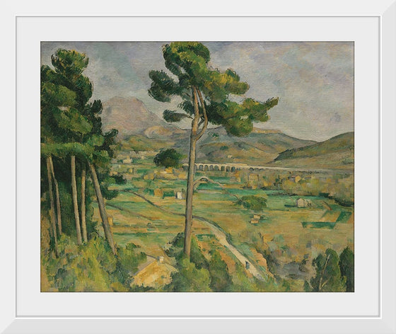 "Mont Sainte-Victoire and the Viaduct of the Arc River Valley(1882-1885)", Paul Cezanne