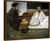 "Paul Alexis lisant à Émile Zola (Paul Alexis Reading a Manuscript to Zola)(1869)", Paul Cezanne