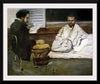 "Paul Alexis lisant à Émile Zola (Paul Alexis Reading a Manuscript to Zola)(1869)", Paul Cezanne