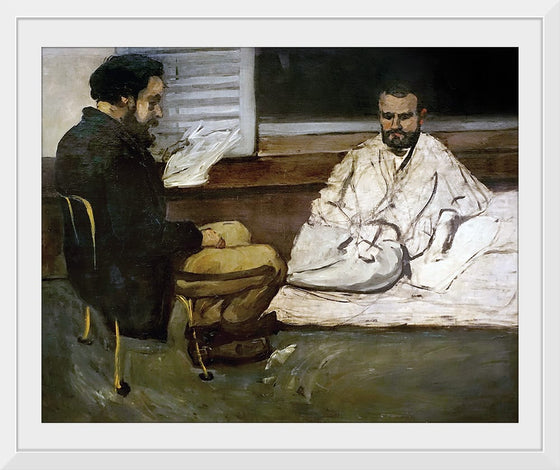 "Paul Alexis lisant à Émile Zola (Paul Alexis Reading a Manuscript to Zola)(1869)", Paul Cezanne