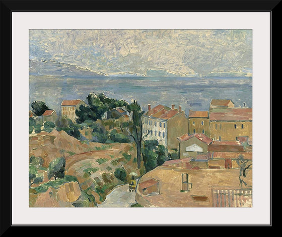 "Vue sur I'Estaque(1882-1883)", Paul Cezanne