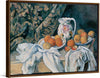 "Still Life with a Curtain(1898)", Paul Cezanne