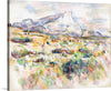 "La Montagne Sainte-Victoire vue des Lauves(1902)", Paul Cezanne